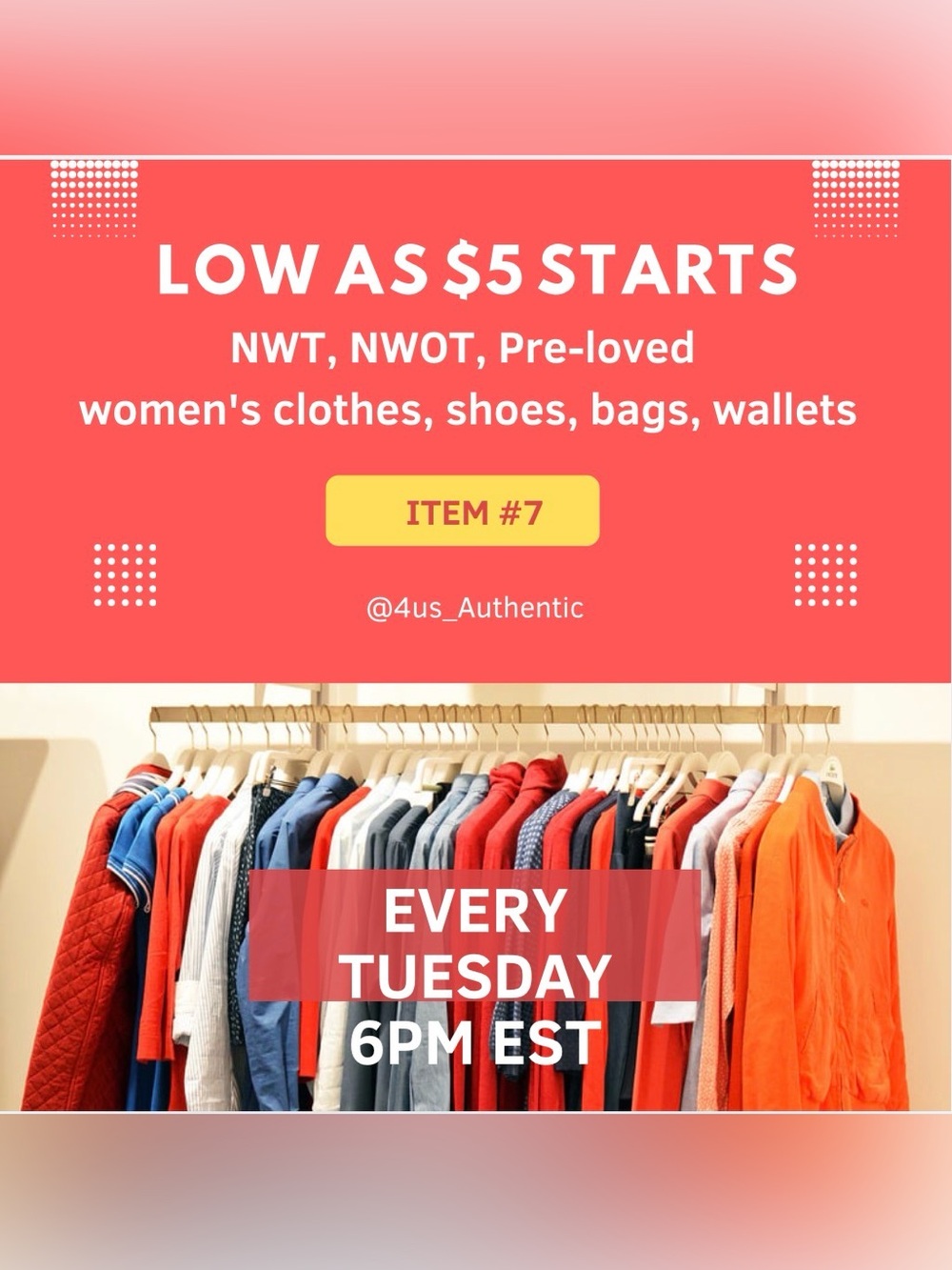 Low as $5 starts